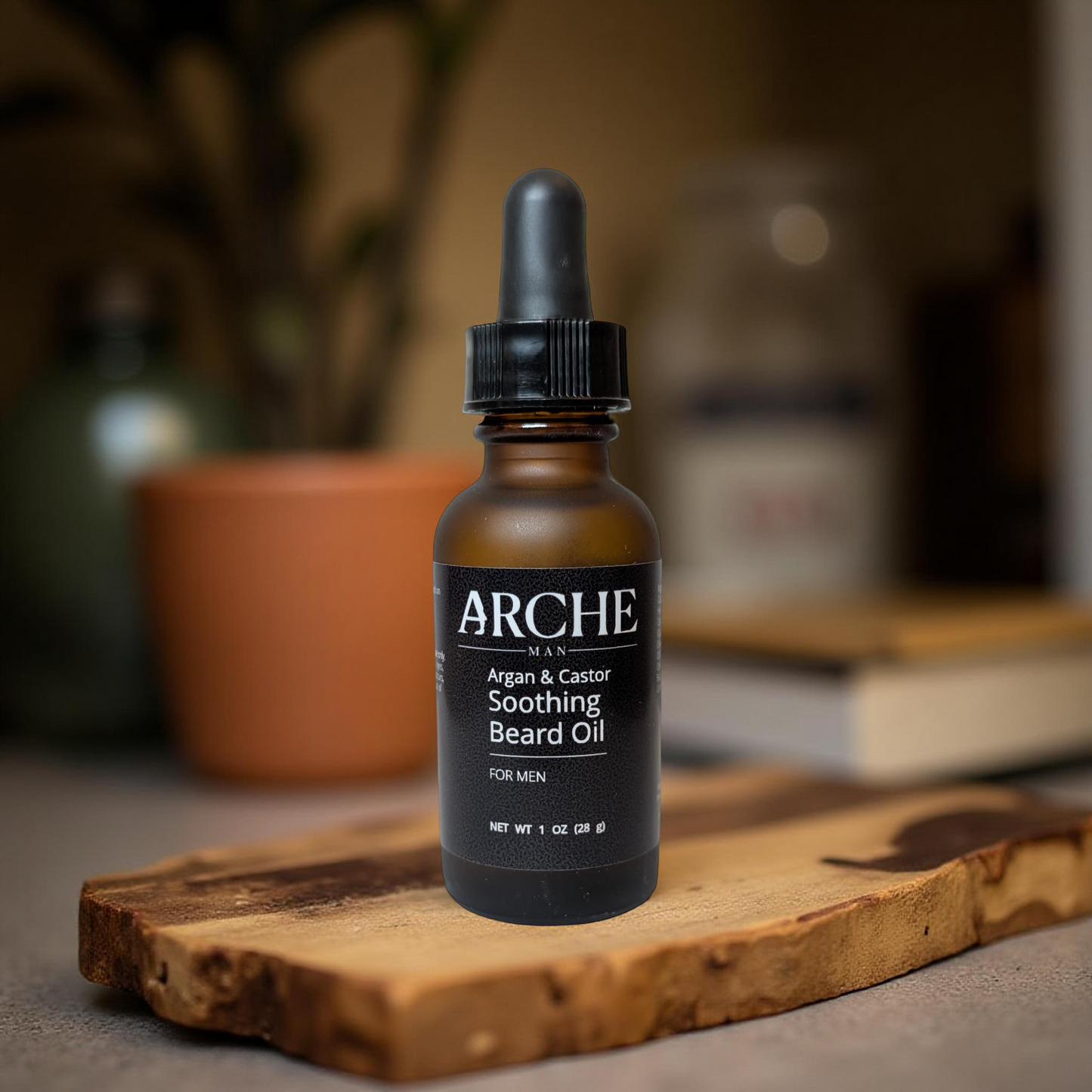 Men’s Aargan and Castor Soothing Beard Oil
