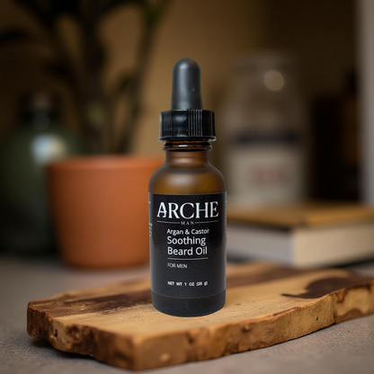 Men’s Aargan and Castor Soothing Beard Oil